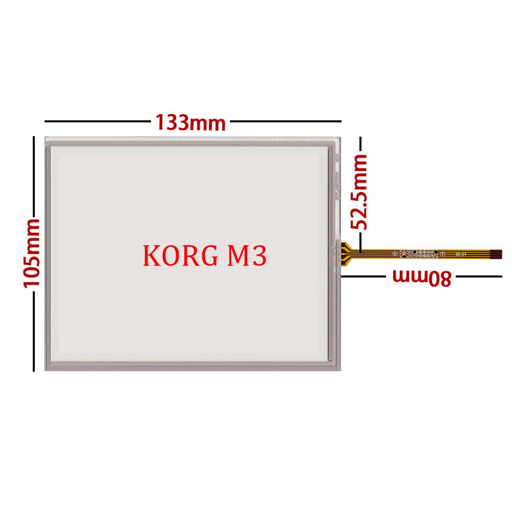 1PC for Keyboard Touch Screen Digitizer Panel Repair Korg M3