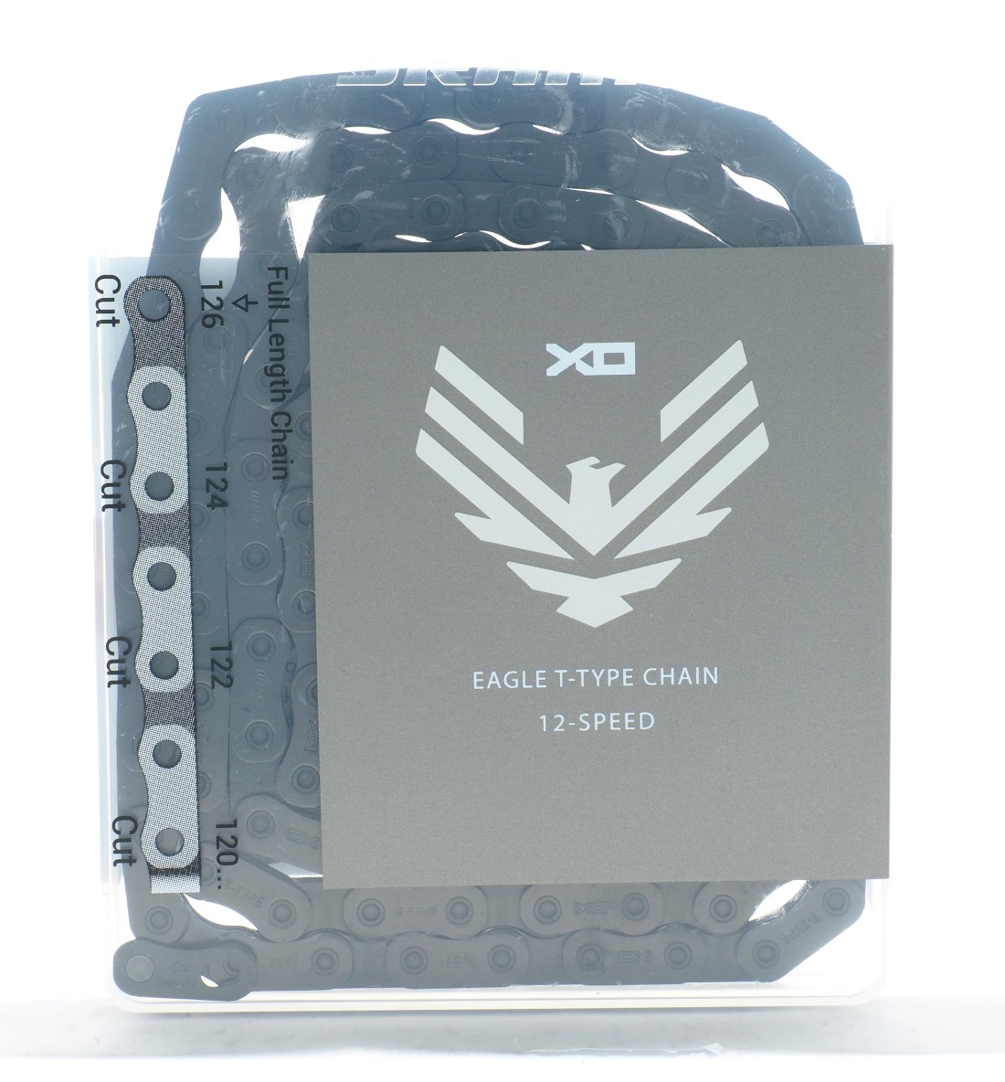 Sram X0 EAGLE T-Type 12 Spd Chain SolidPin Riveting 126 links Flattop NIB