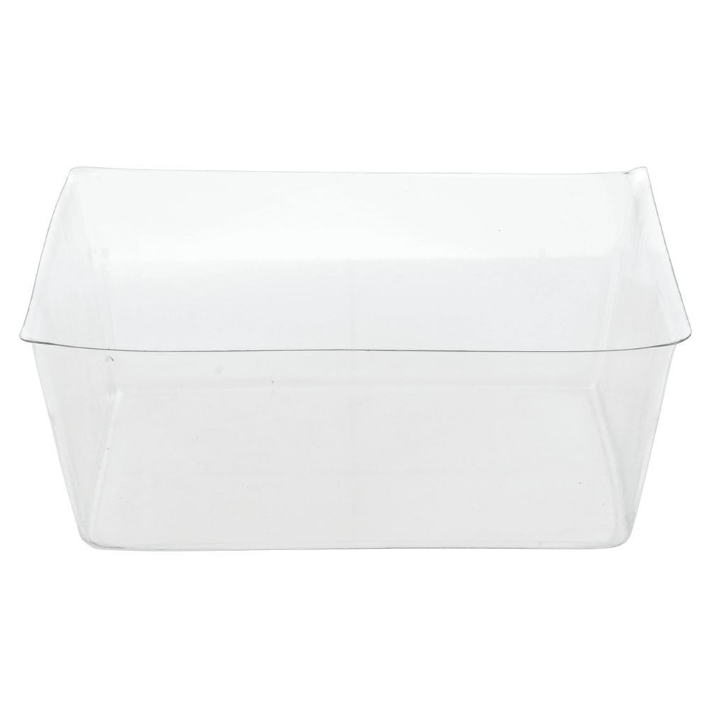 HUBERT® Basket Liner Square Clear PETG - 12" L x 12" W x 4" H
