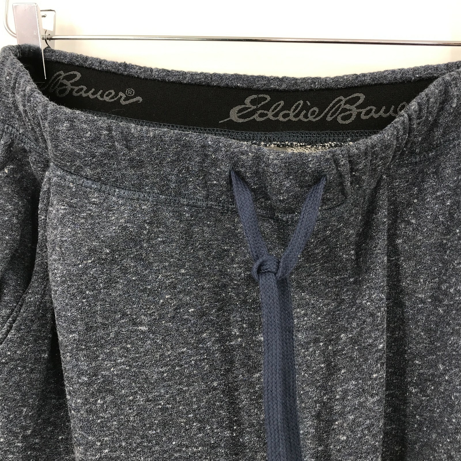 Eddie Bauer Mens Pants Medium Jogger Sweatpants Lounge Zip Pocket Blue