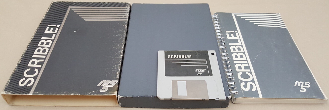 Scribble! v2.0 Word Processor BOXED for Commodore Amiga 500 1000 2000 3000