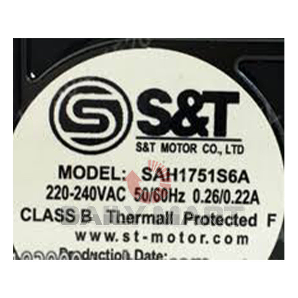 New In Box S&T SAH1751S6A Cooling Fan 220V