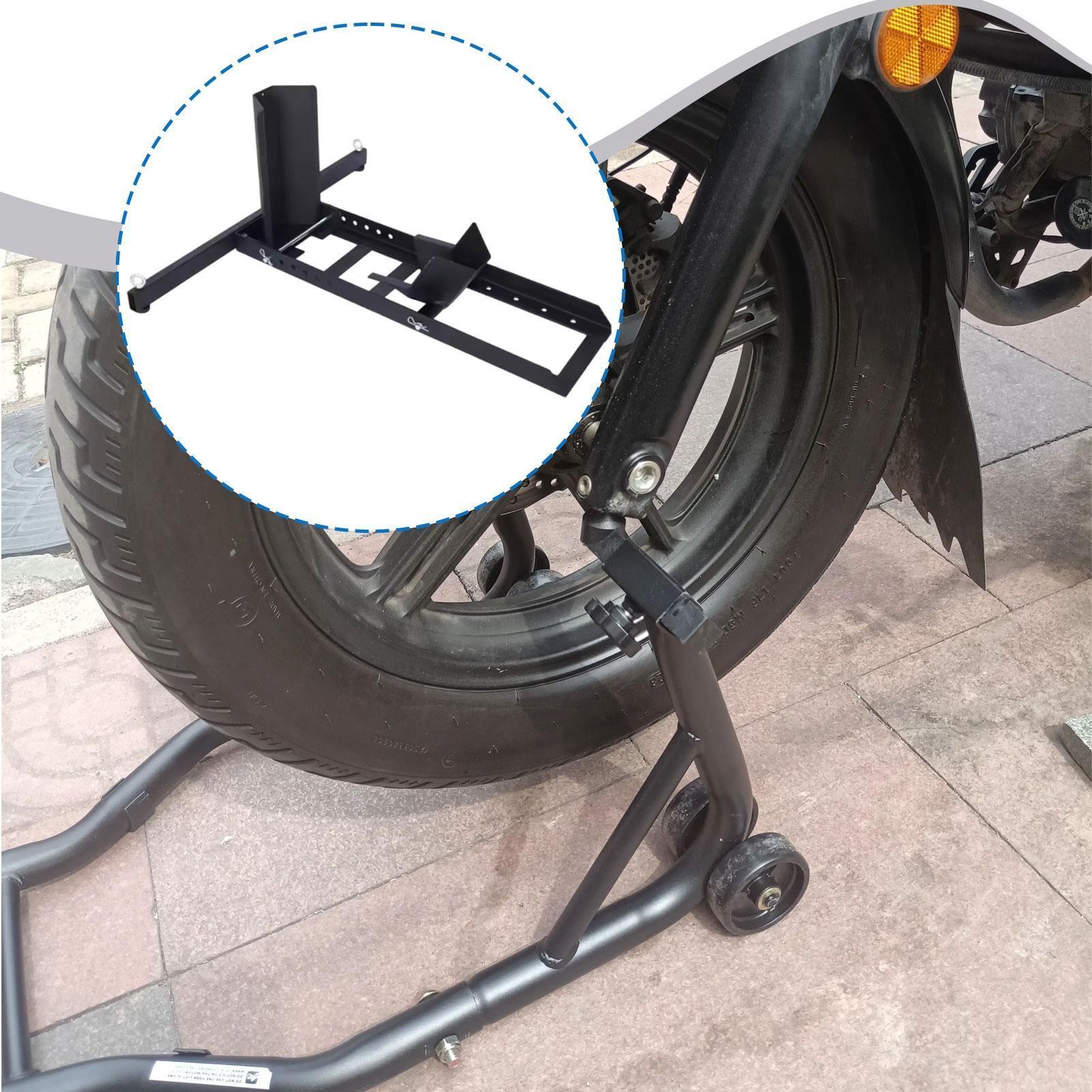 Motorcycle Wheel Chock Wheel Stand Front Tire Stand Chock Motorbike Parking