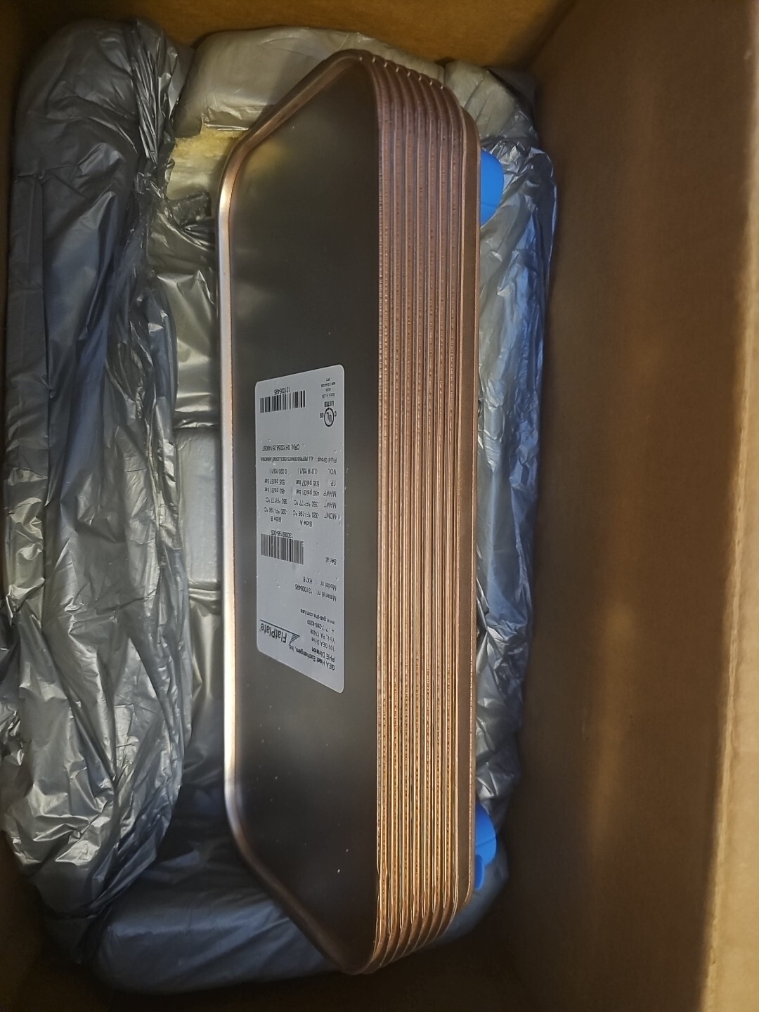 Viega 22006 ProRadiant 5-Inch by 12-Inch 16-Plates Heat Exchanger