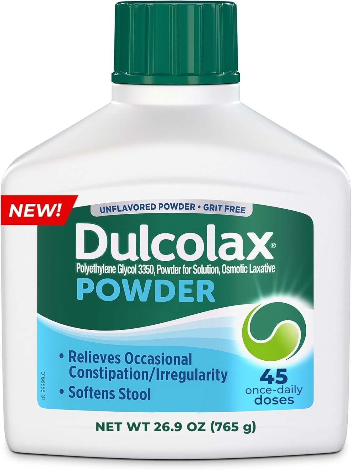 DULCOLAX LAXATIVE POWDER, GENTLE CONSTIPATION RELIEF, STOOL SOFTNER FOR ADULTS