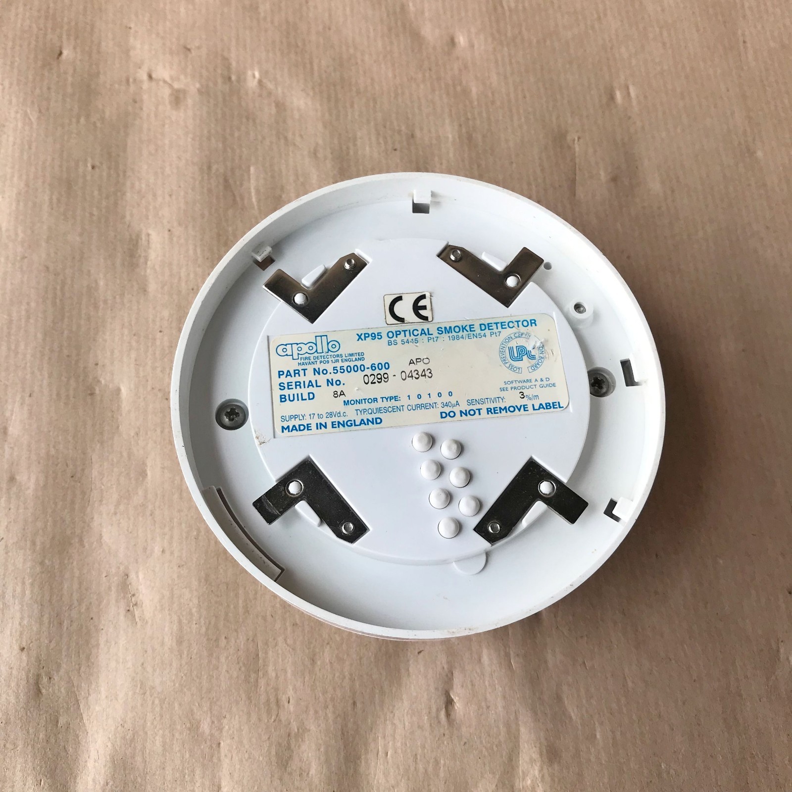 APOLLO SMOKE DETECTOR 55000-600 APO