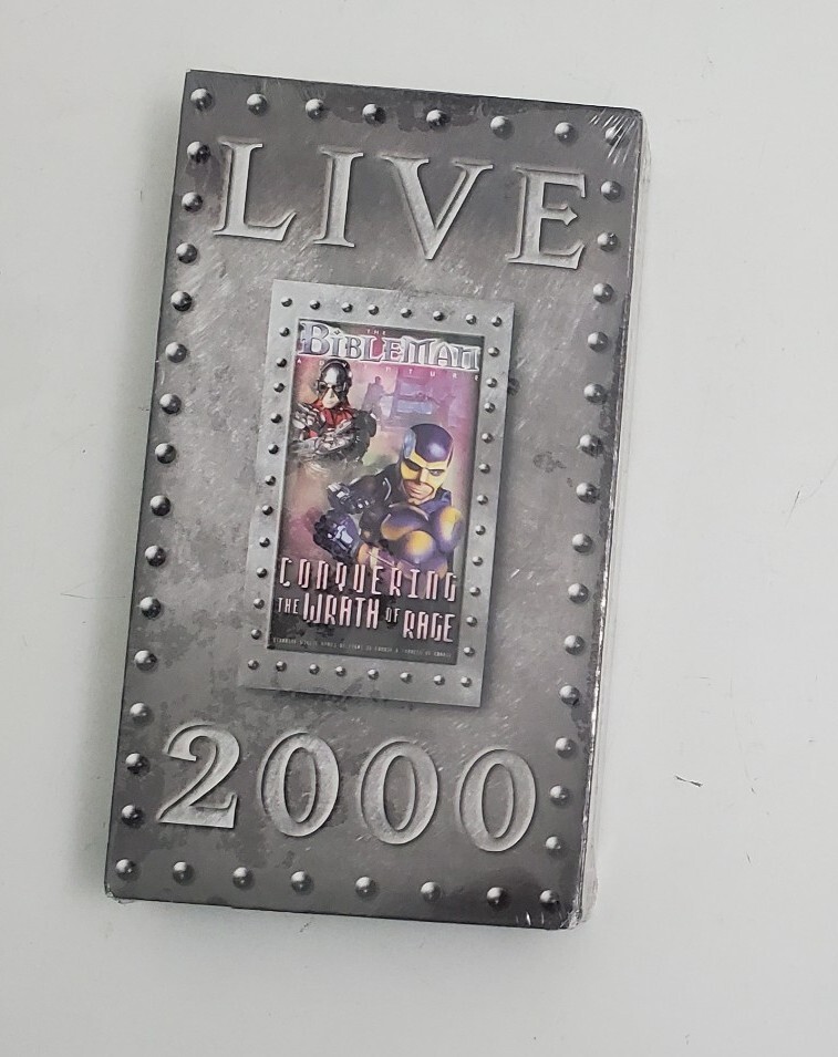 BibleMan Live 2000 VHS Conquering the Wrath of Rage Christian Values BIBLE MAN