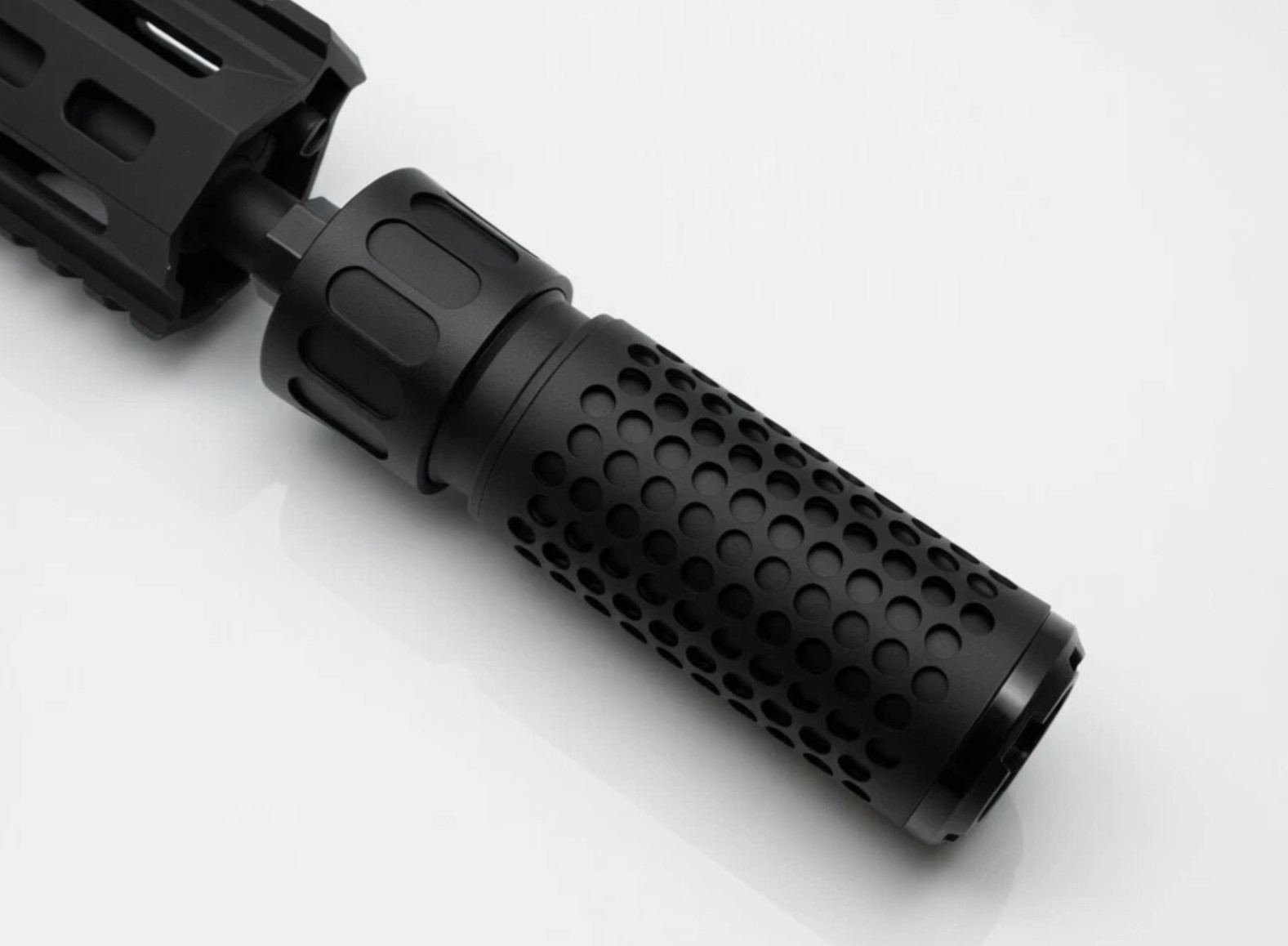 Shadow MKII 4" Muzzle Brake & Blast Redirect Sleeve Combo for 1/2*28 GBB SYS