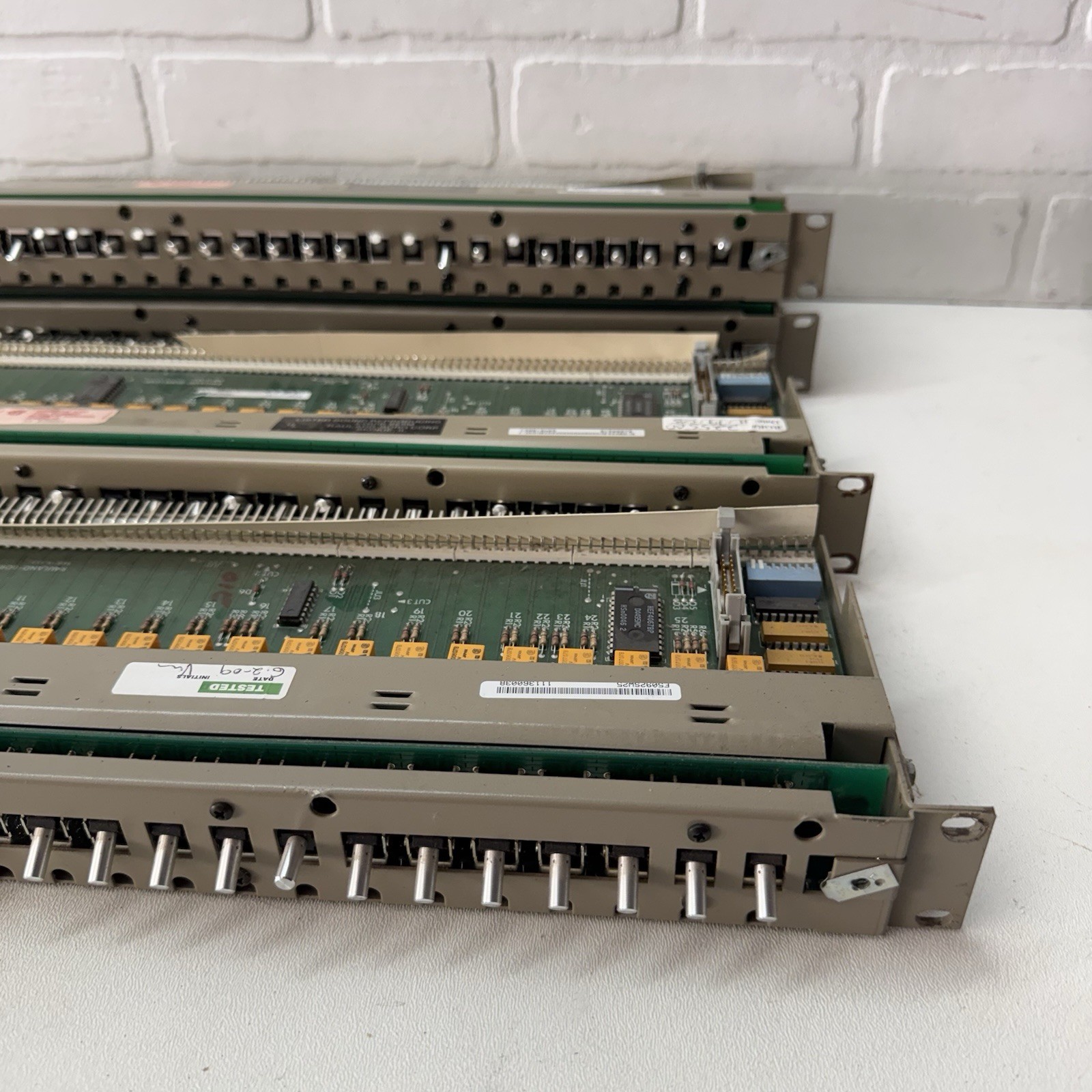 Lot of 4 Rauland-Borg SW25C 25-Position 3-Position Switch Banks – No Faceplates