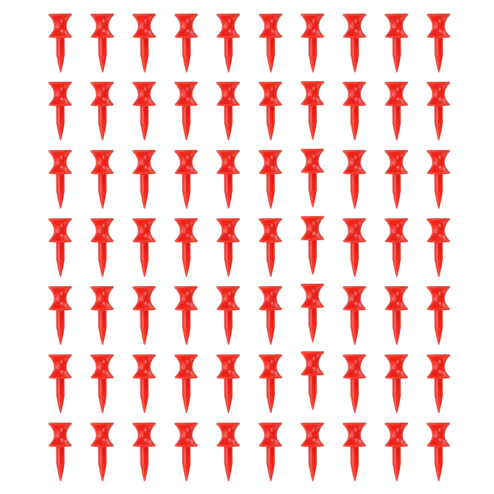 100 Pack Plastic Golf Tees 1.3 Inch Golf Tees Bulk Red