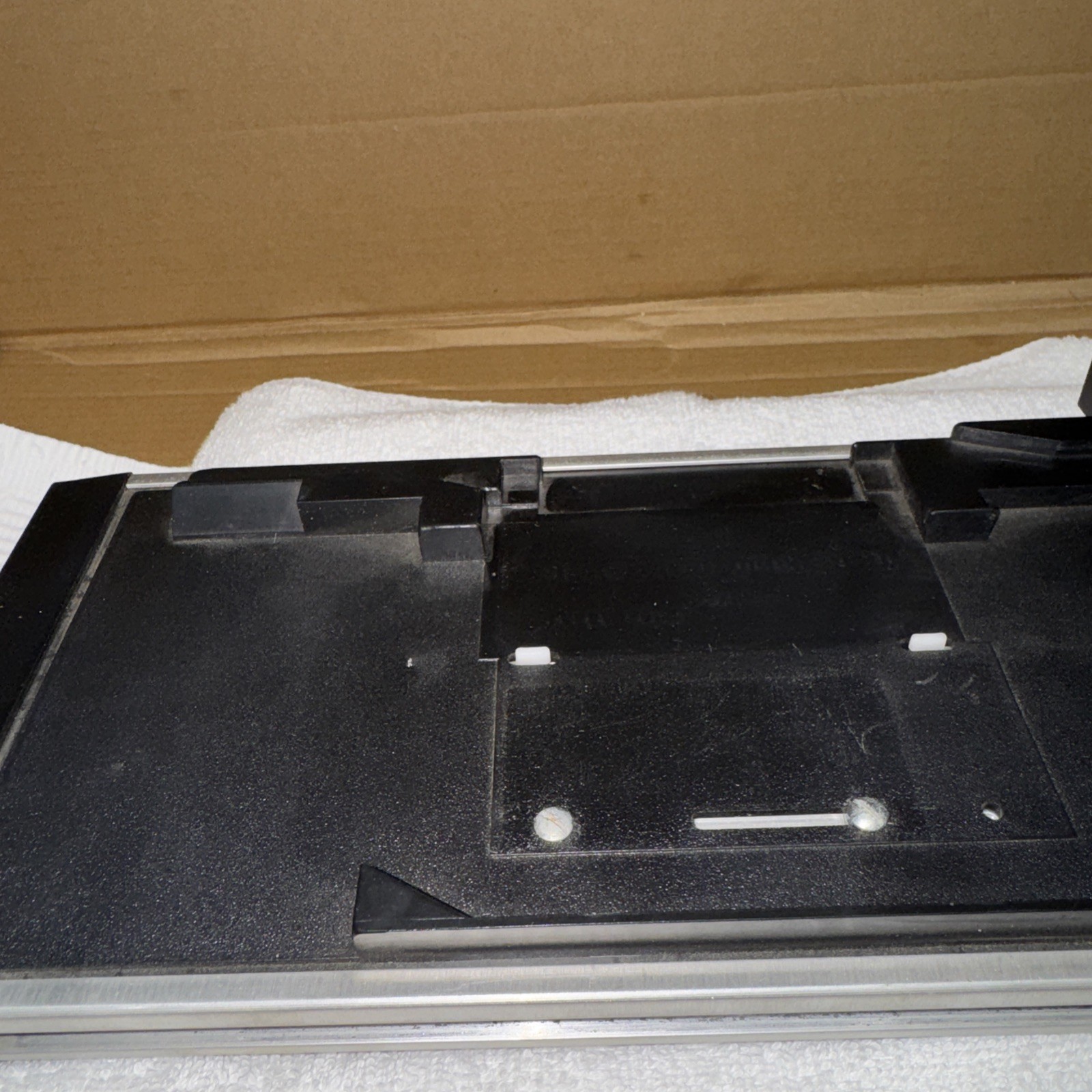 Vintage Security Imprinter Corp Credit Card Printer Slider Countertop Machine