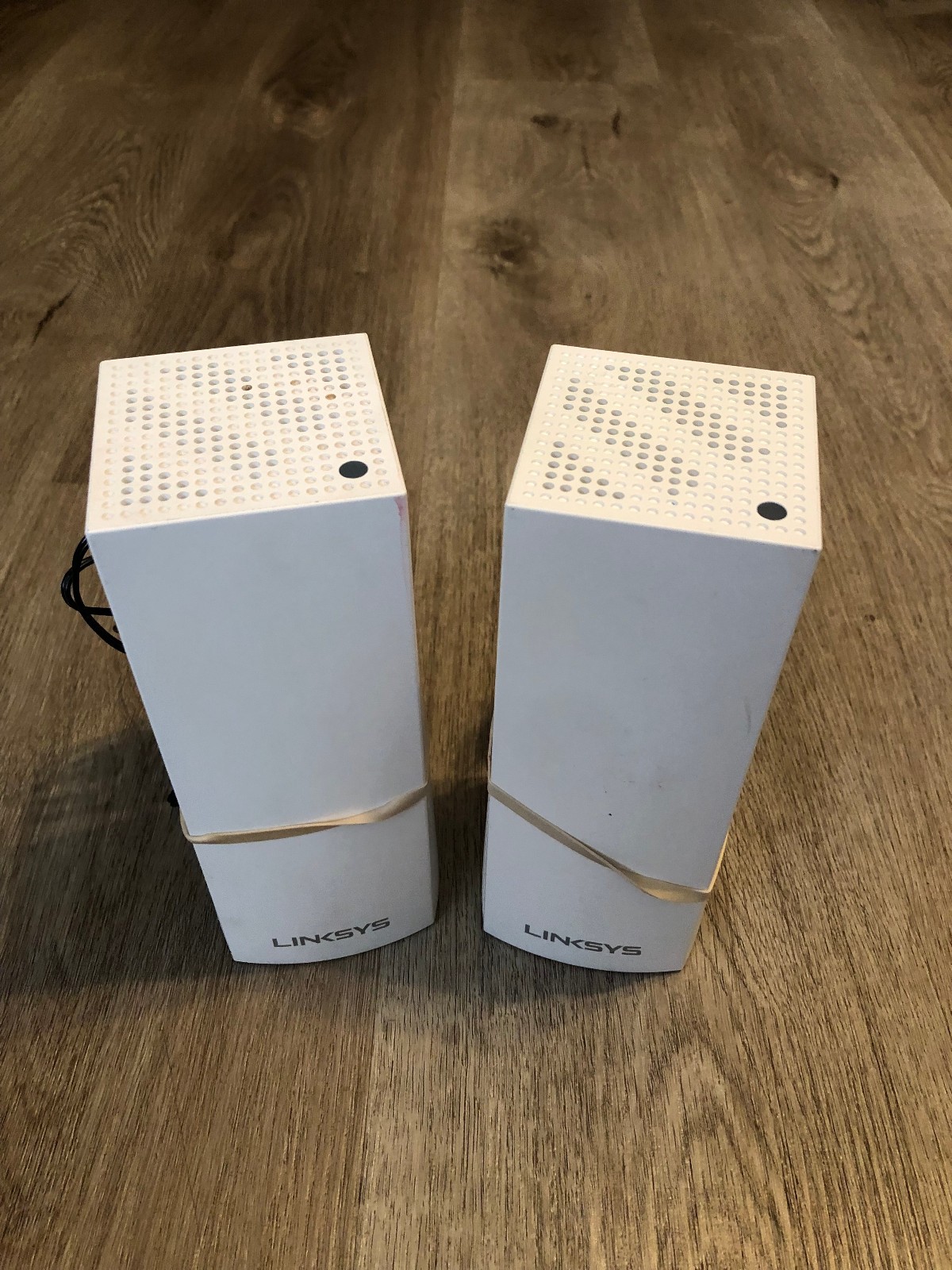 LOT of 2 Linksys Velop WHW03 v1 Version 1  Whole Home Wi-Fi System with AC Cords