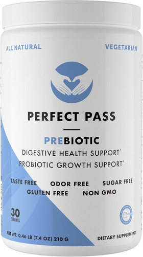 PERFECT PASS Prebiotic PHGG Partially Hydrolyzed Guar Gum 210g Powder -...