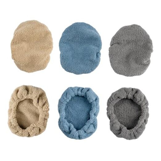 Premium Lint Free Microfiber Cleaning Covers for 4x6 in Blue/Gray/Green