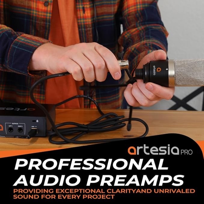 Artesia A22xt USB Audio Interface - High-Resolution Recording & Music Production