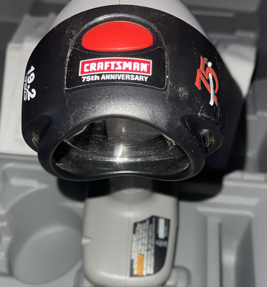 Craftsman 75th Anniversary Power Tool Set in Deep Hard Shell Case IN EUC