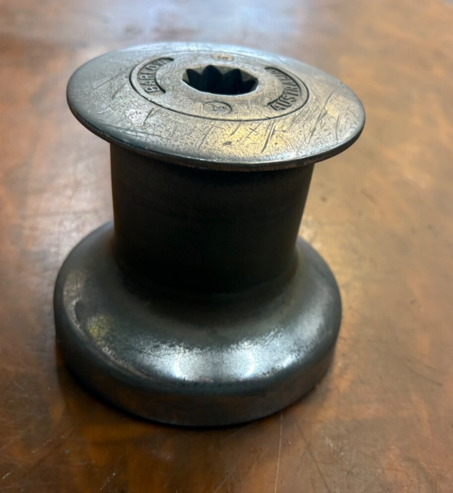 BARLOW 16 SINGLE SPD CHROME BASE DIA 4 3/8" DRUM DIA 2.75 HEIGHT 4 1/2"