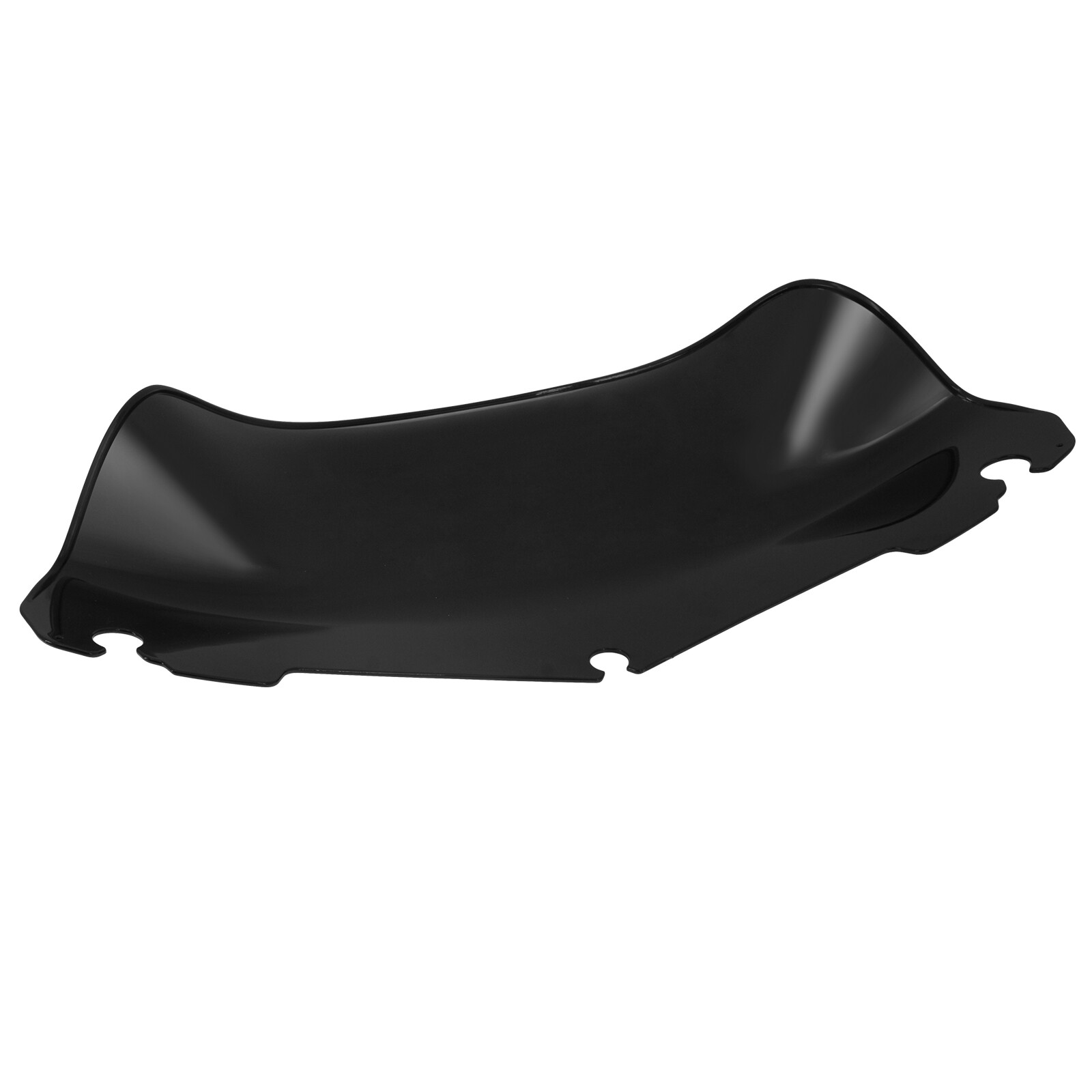 9" Black Wave Windshield Windscreen Fits For Harley Electra Tri Glide 2014-2023