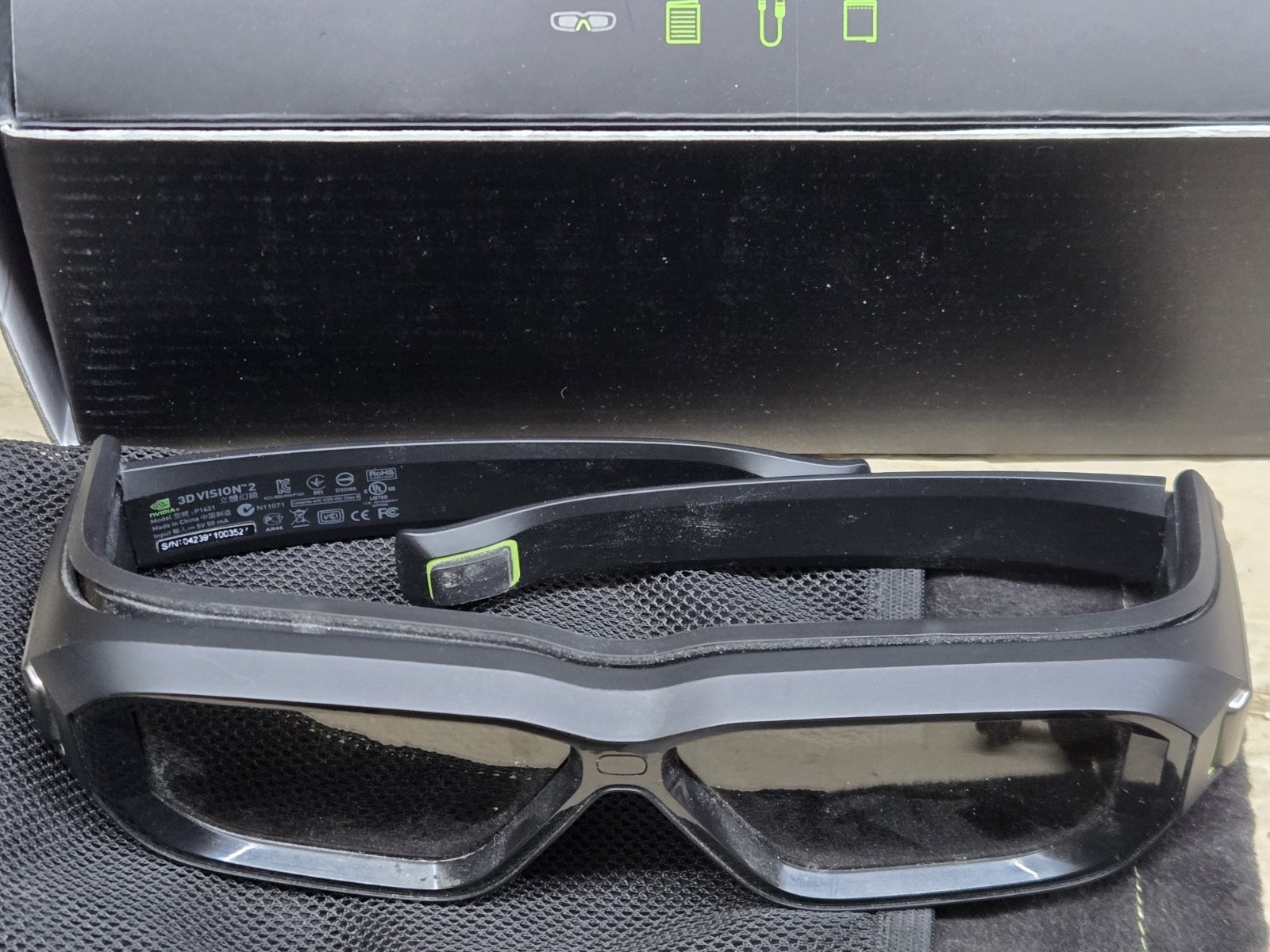 NVIDIA 3D Vision 2 Wireless Glasses *OPEN BOX VGC Ships Quickly