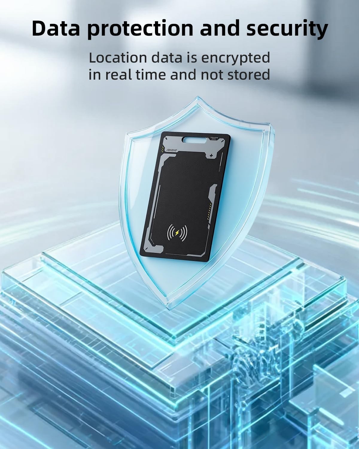 Wallet Tracker Card Android, Waterproof Smart Card Luggage Tracker Compatibl...