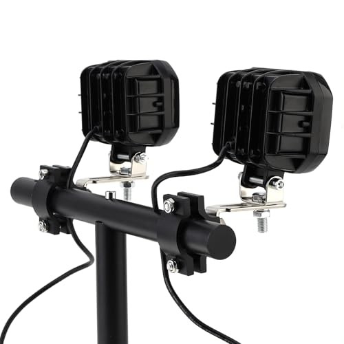 Windance 2pcs Light Bar Mounting Bracket Adjustable 18-29mm Auxiliary Silver