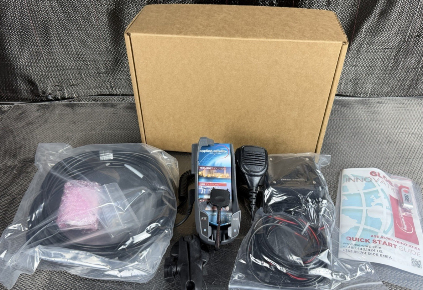 NEW Vehicle Kit ASE 9575 ASE-9575P-VEH02 Docking Station for Iridium Extreme PTT