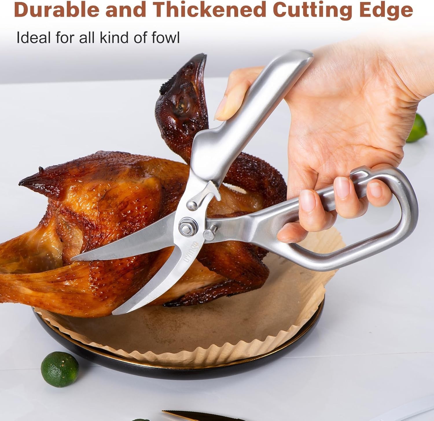 Kitchen Scissors - Heavy Duty Poultry Shears Sharp Cutting Food Chicken Bone ...