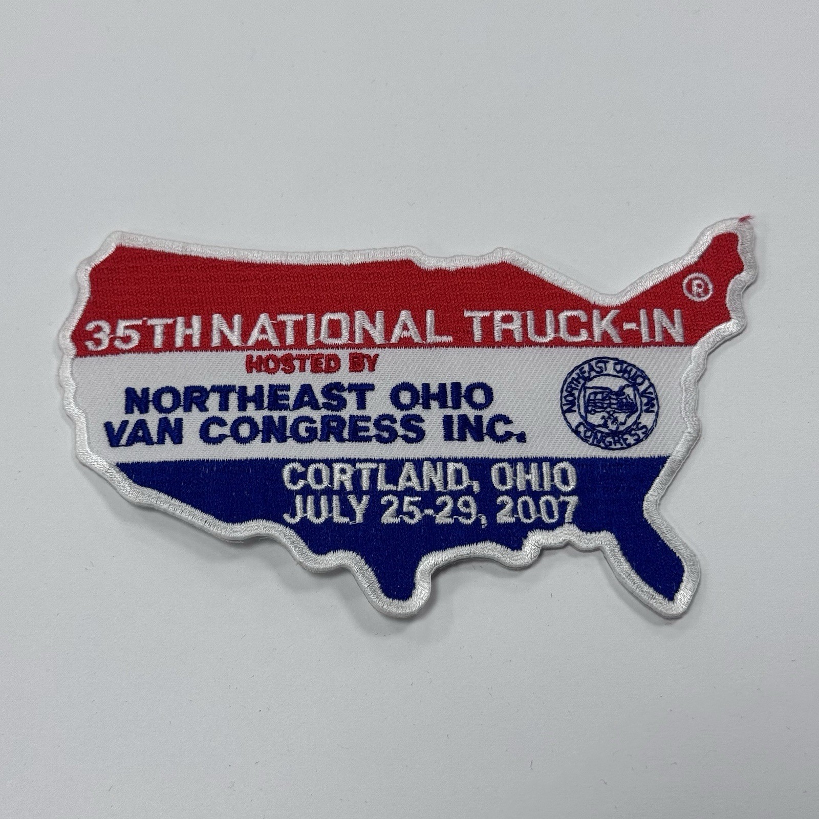 NOS 2007 35th National Truck-In Cortland OH Northeast Ohio Van Congress Patch