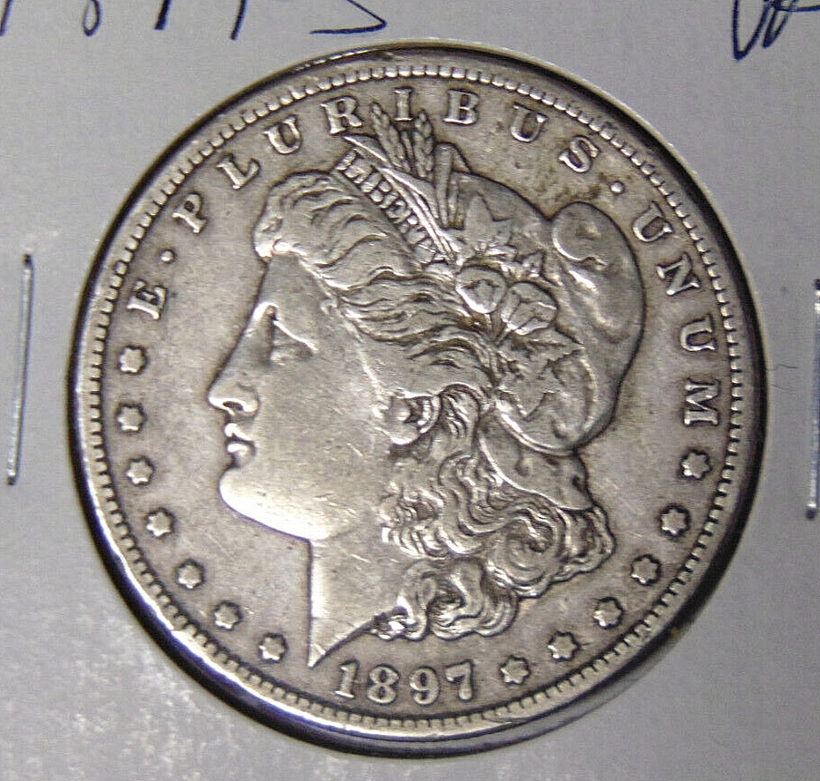 1897-S Morgan Silver Dollar VF San Francisco Mint (1.1224)