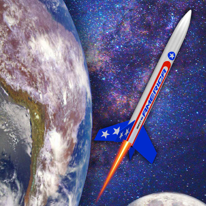 Quest Flying Model Rocket Kit Quest America QST 1020
