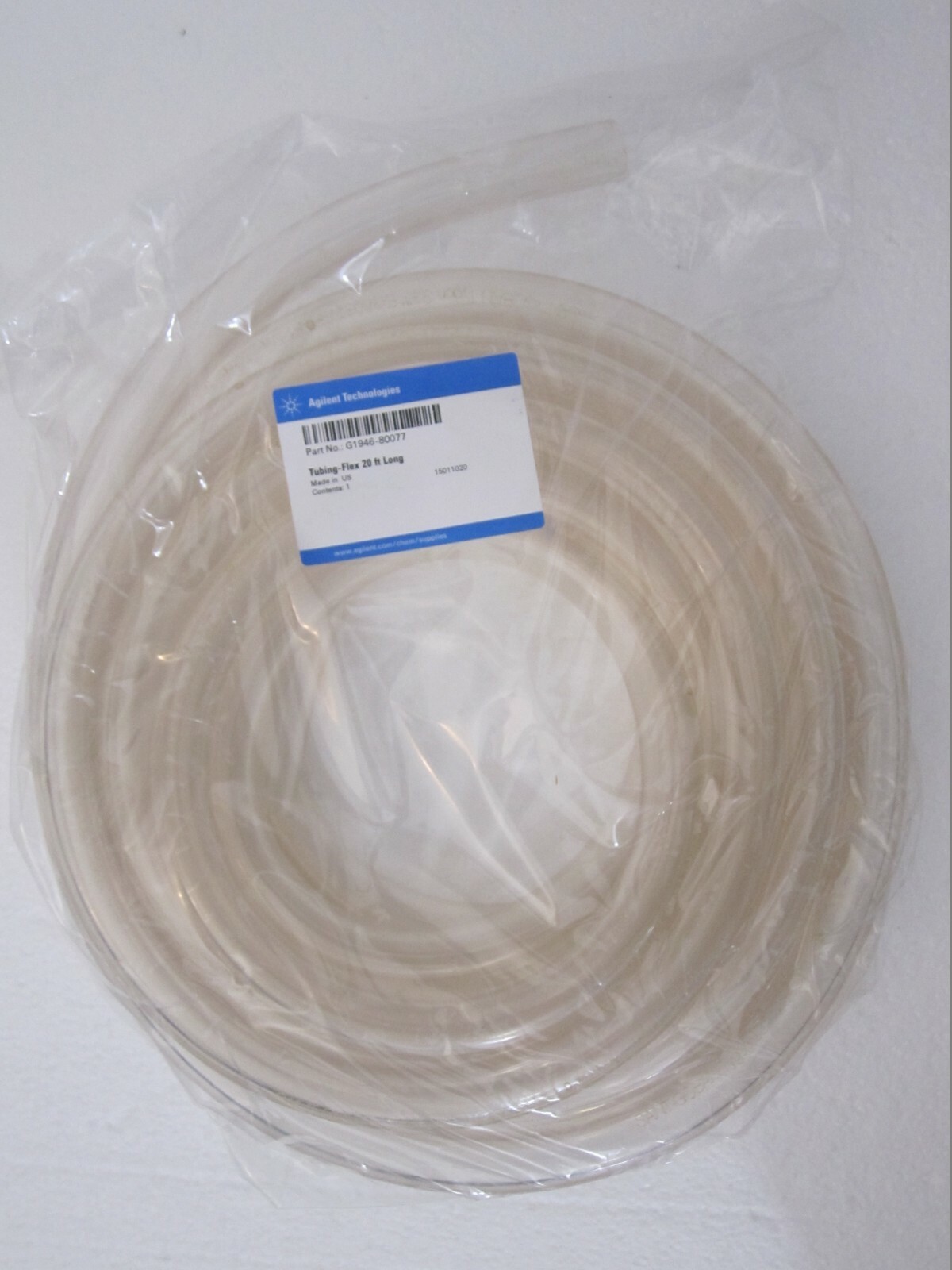 Agilent G1946-80077 Flexible Plastic Tubing, Tygon Waste Line .5" ID - NEW