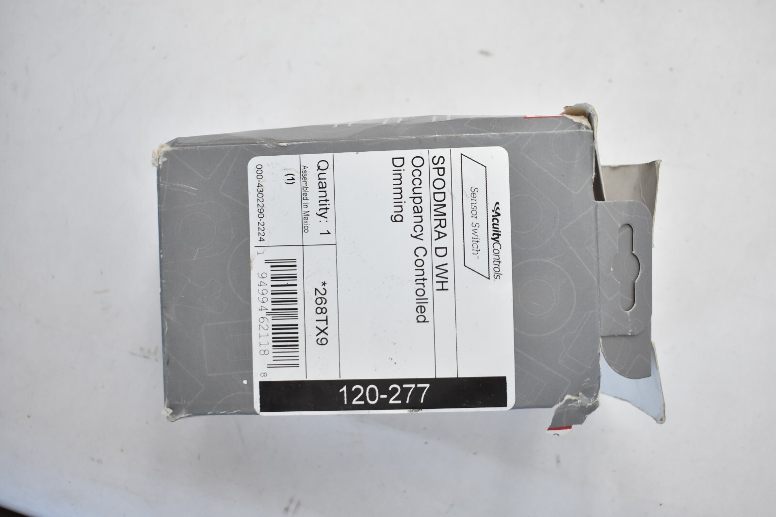 Acuity Controls SPODMRA D WH 268TX9 Wall Switch White Device Occupancy Control