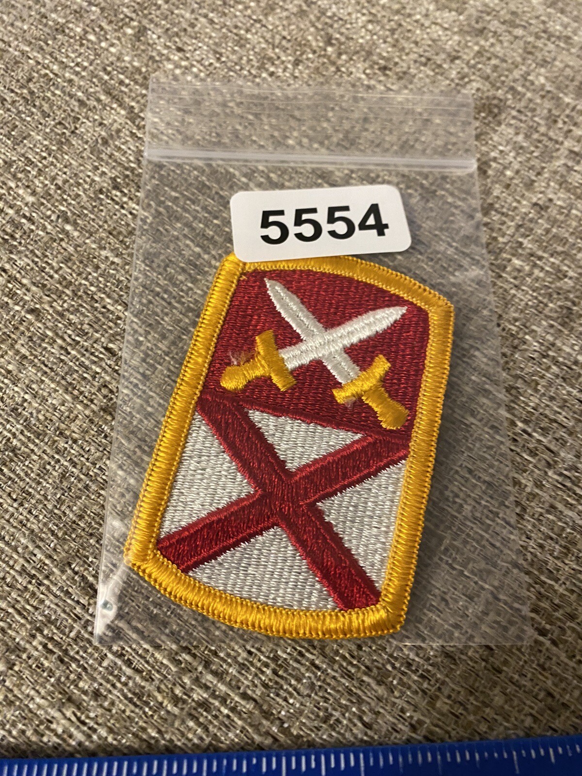 US Army 167th Support Command Patch Full Color Patch Sustainment INV5554