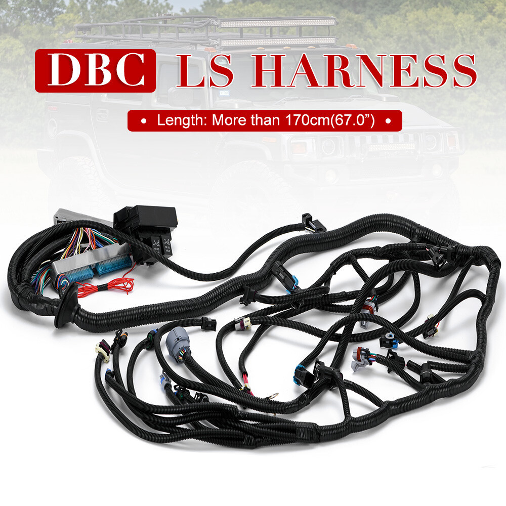 4L60E Wiring Harness Stand Alone for 1999-2006 LS SWAPS DBC 4.8 5.3 6.0 Engine..
