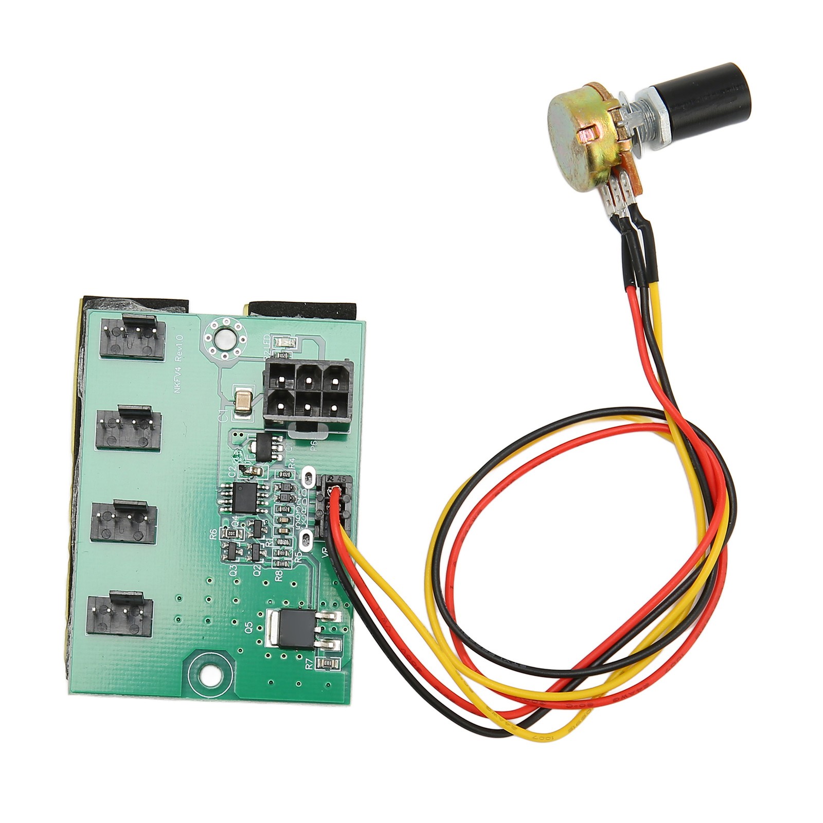 PC Fan Speed Controller DC 12V PWM 4 Way 11.8in Cable Easy Installation PC