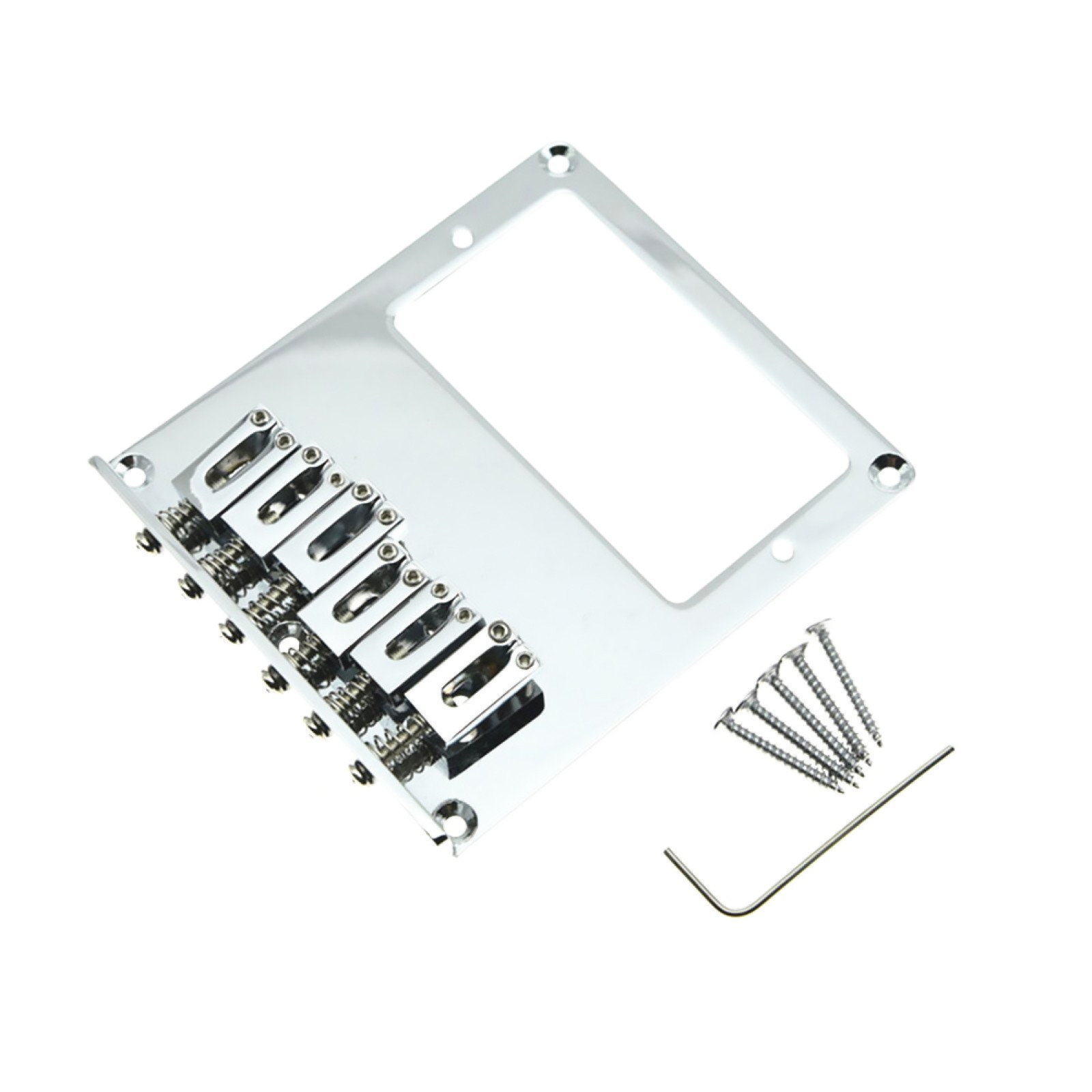 6 String Guitar Bridge Adjustable Saddles Replacement For Tele Telecaster Guitar