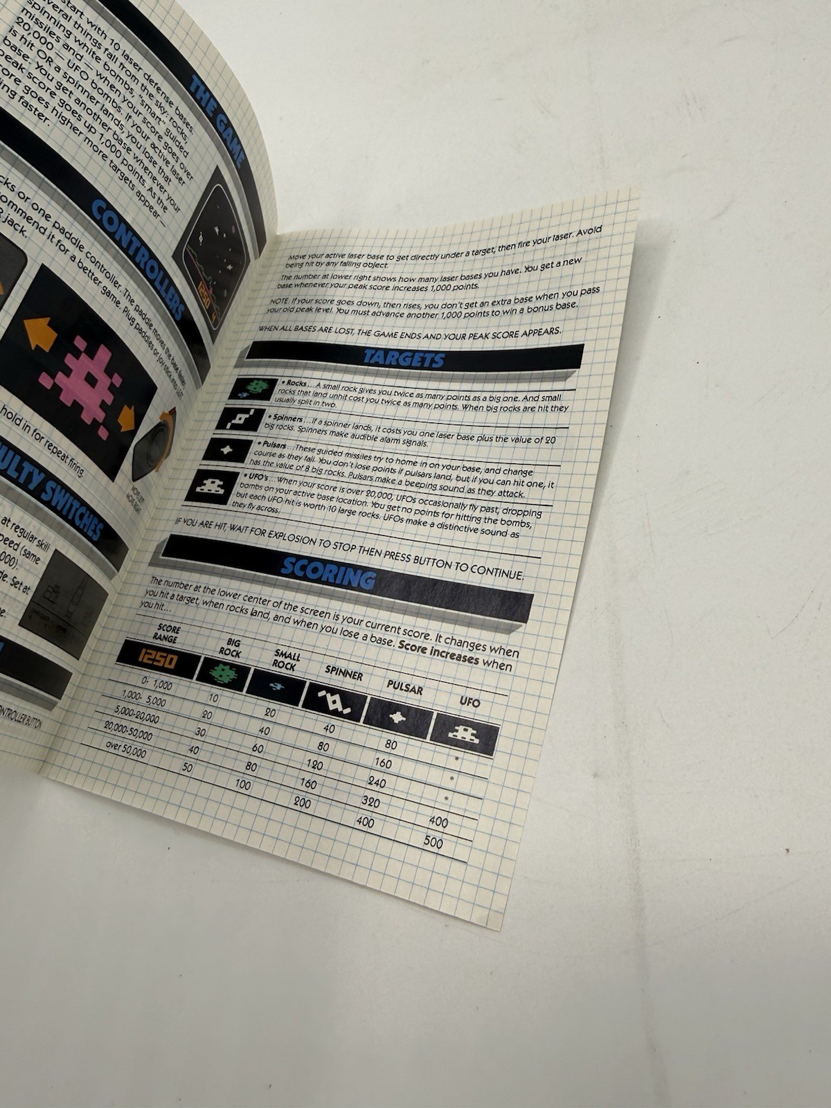 Atari 2600 Instruction Manual Astroblast