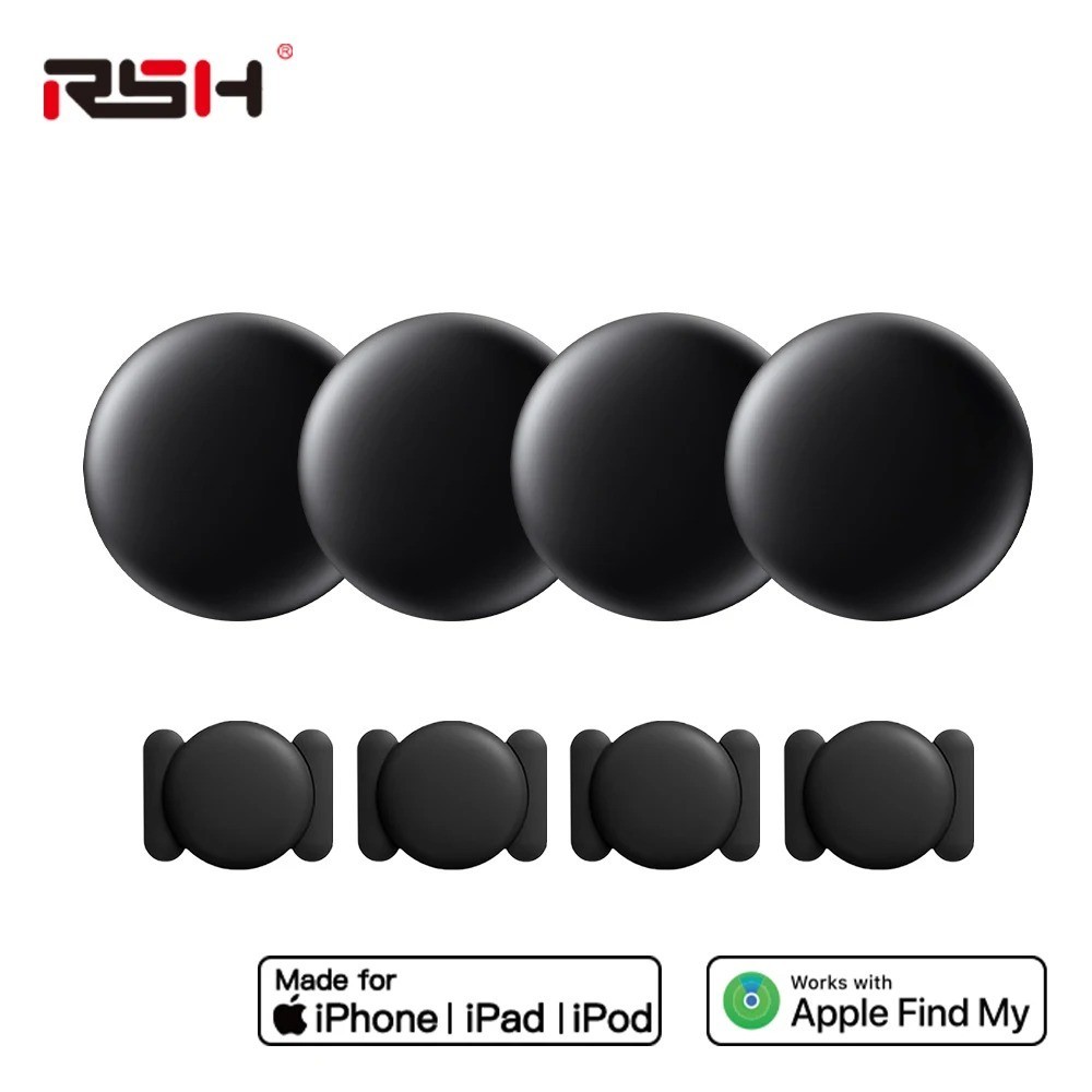 4PCS GPS Vehicle Locator Magnetic Tracker Anti-Loss Compatible with Apple Find M