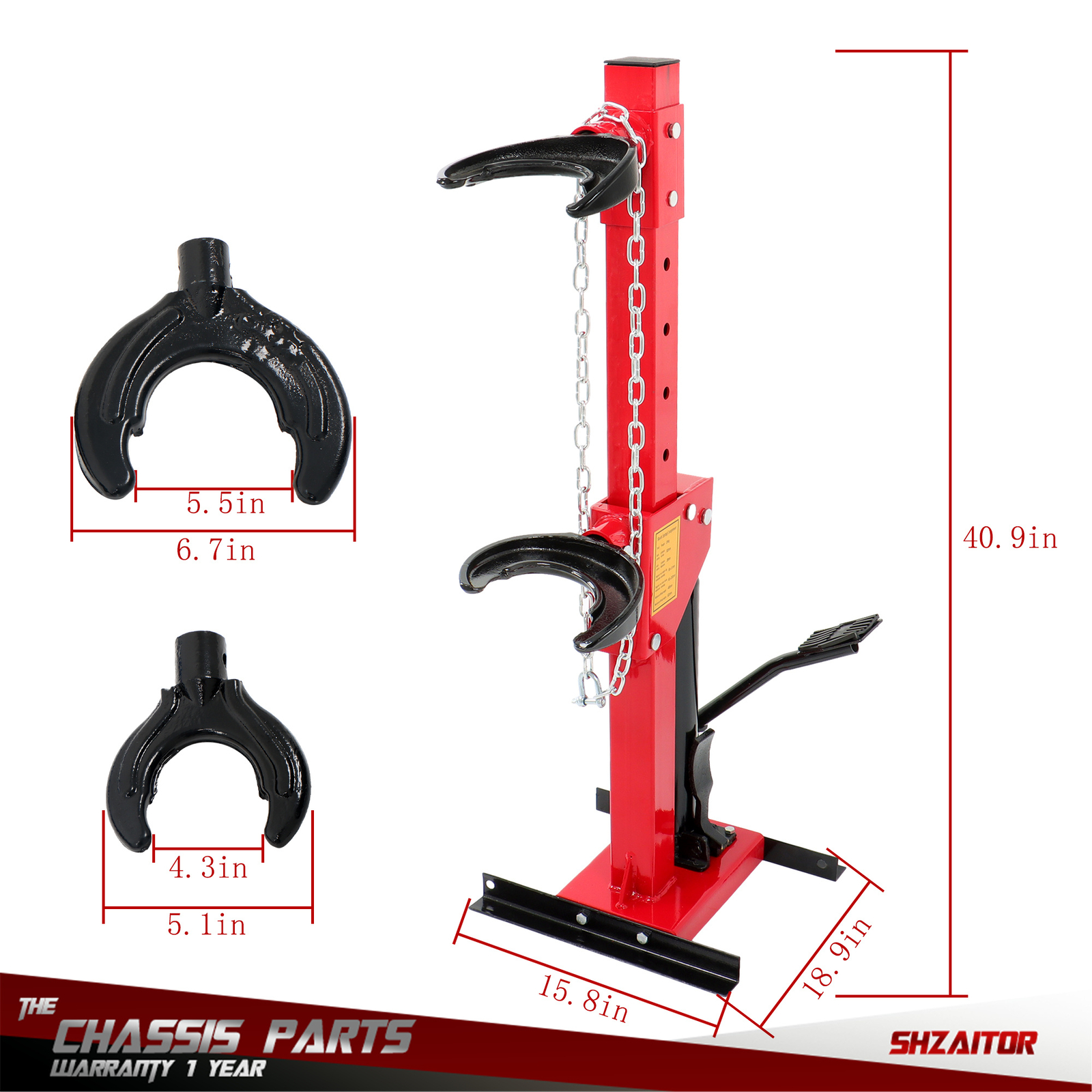4.5Ton Coil Spring Compressor Auto Strut Hydraulic Compressor Removing Tool