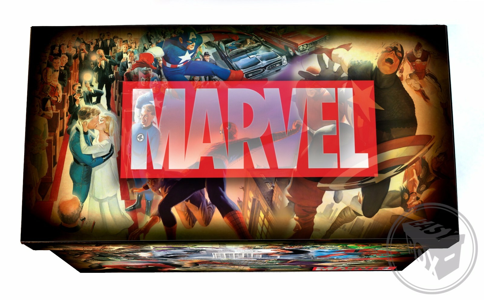Large Comic Book Hard Box MDF Marvels - Alex Ross