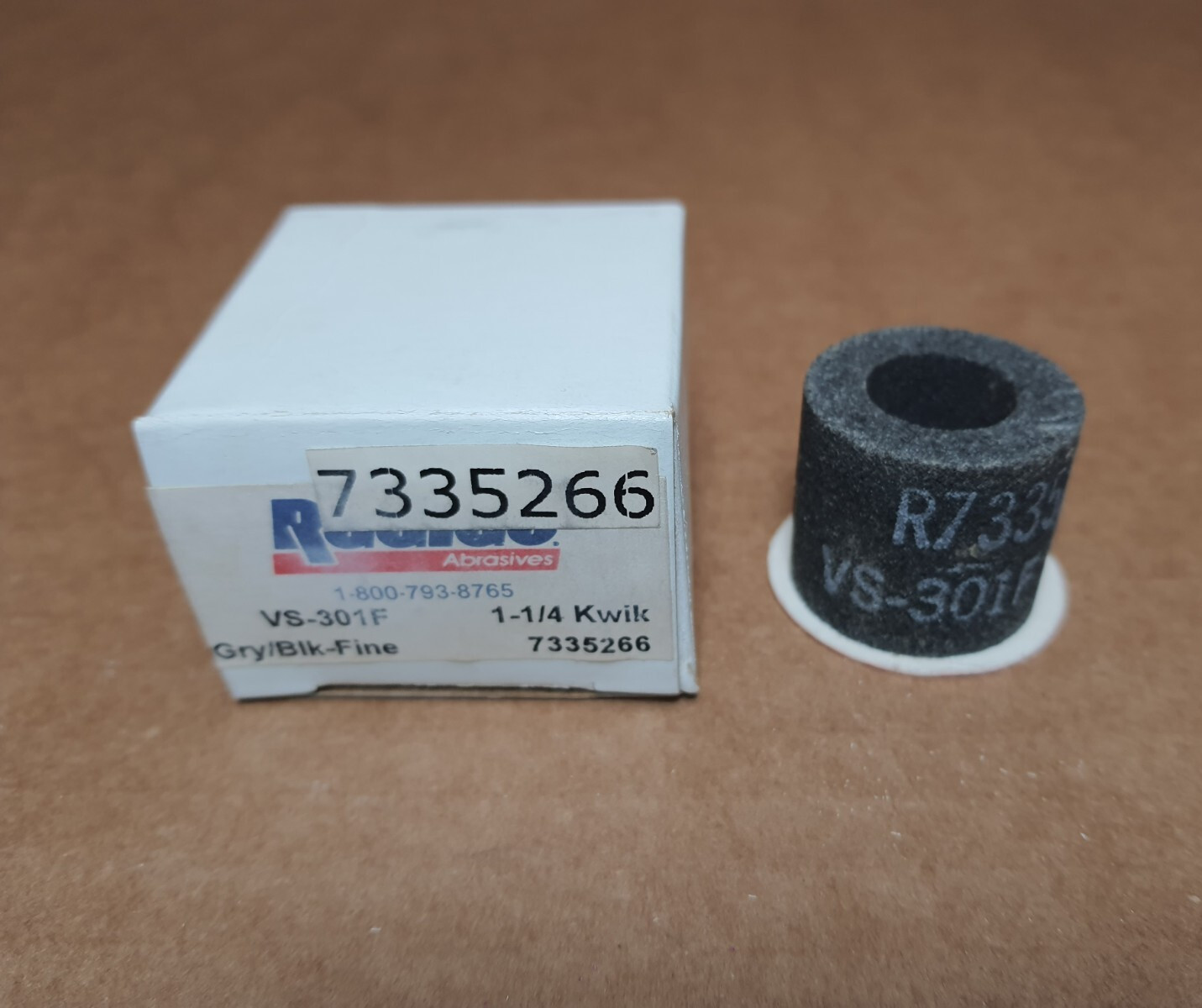 1-1/4" Kwik-Way Valve Seat Grinding Wheel (Gray&Black Fine)