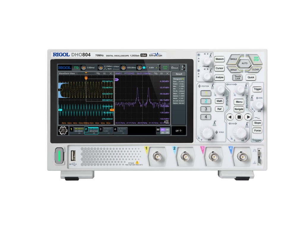 Rigol DHO804 - Digital Oscilloscope (4 Channels / 70MHz)