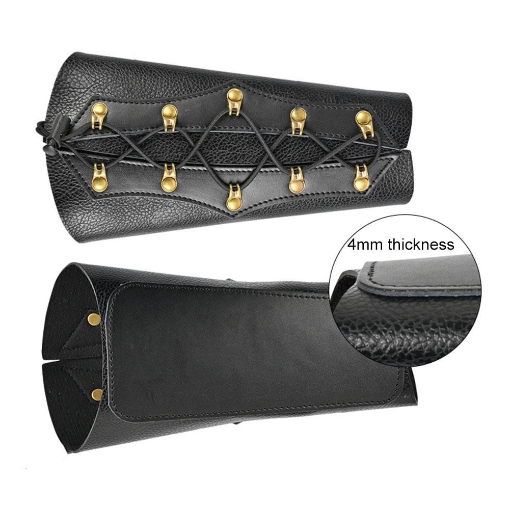 Arrow Arm Guard Leather Full Coverage Forearm Design for Adult Right Left Hand
