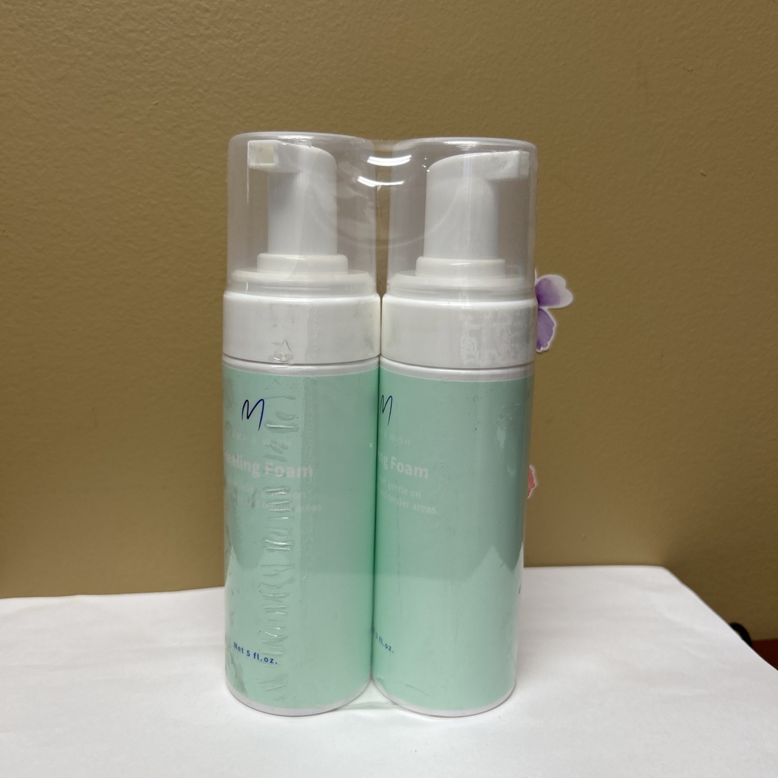 2 XMama & Wish Healing Foam Cooling Relief Gentle On Sore & Tender Areas 5 Fl Oz
