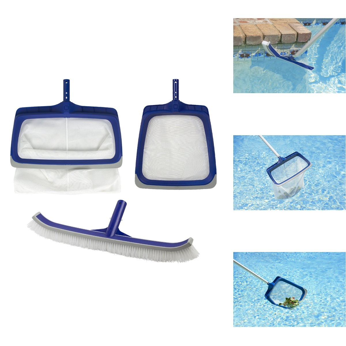Poolmaster 20001 Deluxe Heavy Duty Vinyl Liner Cleaning Kit for Above or
