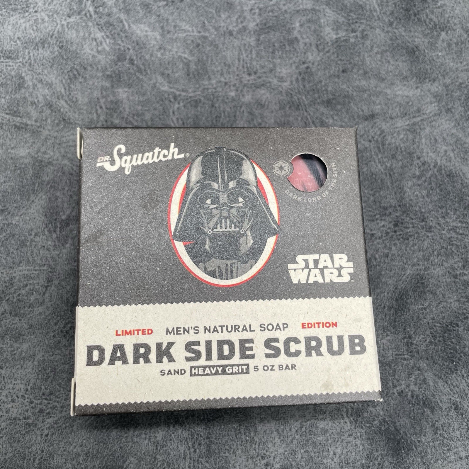 DR. Squatch Set Star Wars Dark Side Scrub & Ruthless Rinse Natural Soap