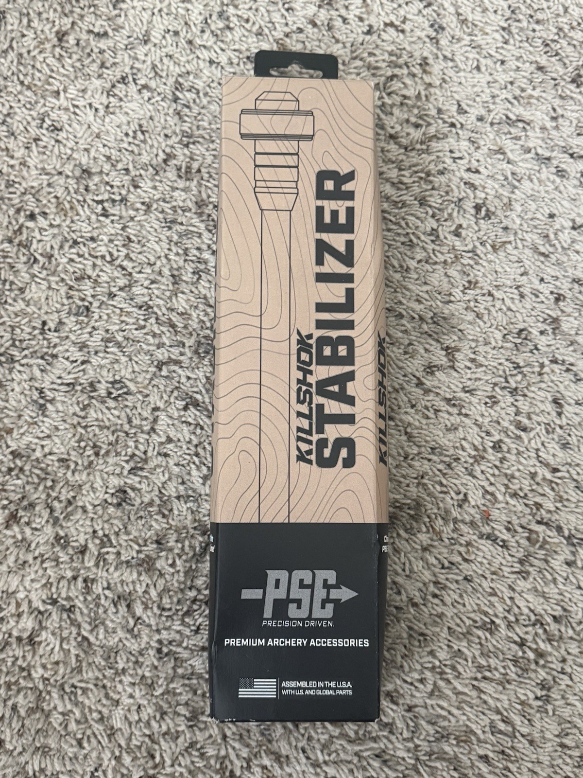 PSE Killshok Archery Stabilizer 6" Charcoal