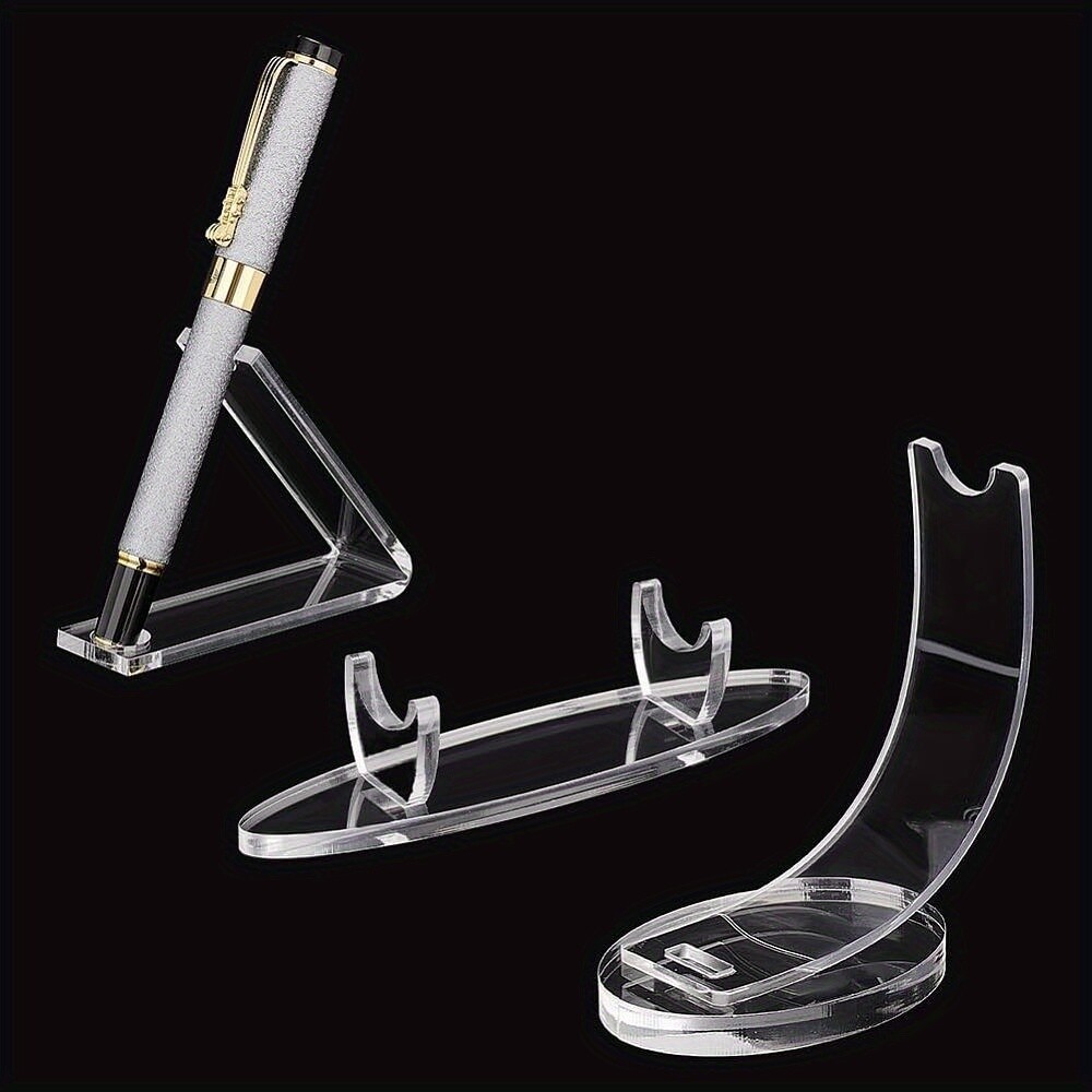 3pcs 3 styles Acrylic Pen Display Clear 1pc/style Jewelry display and packaging