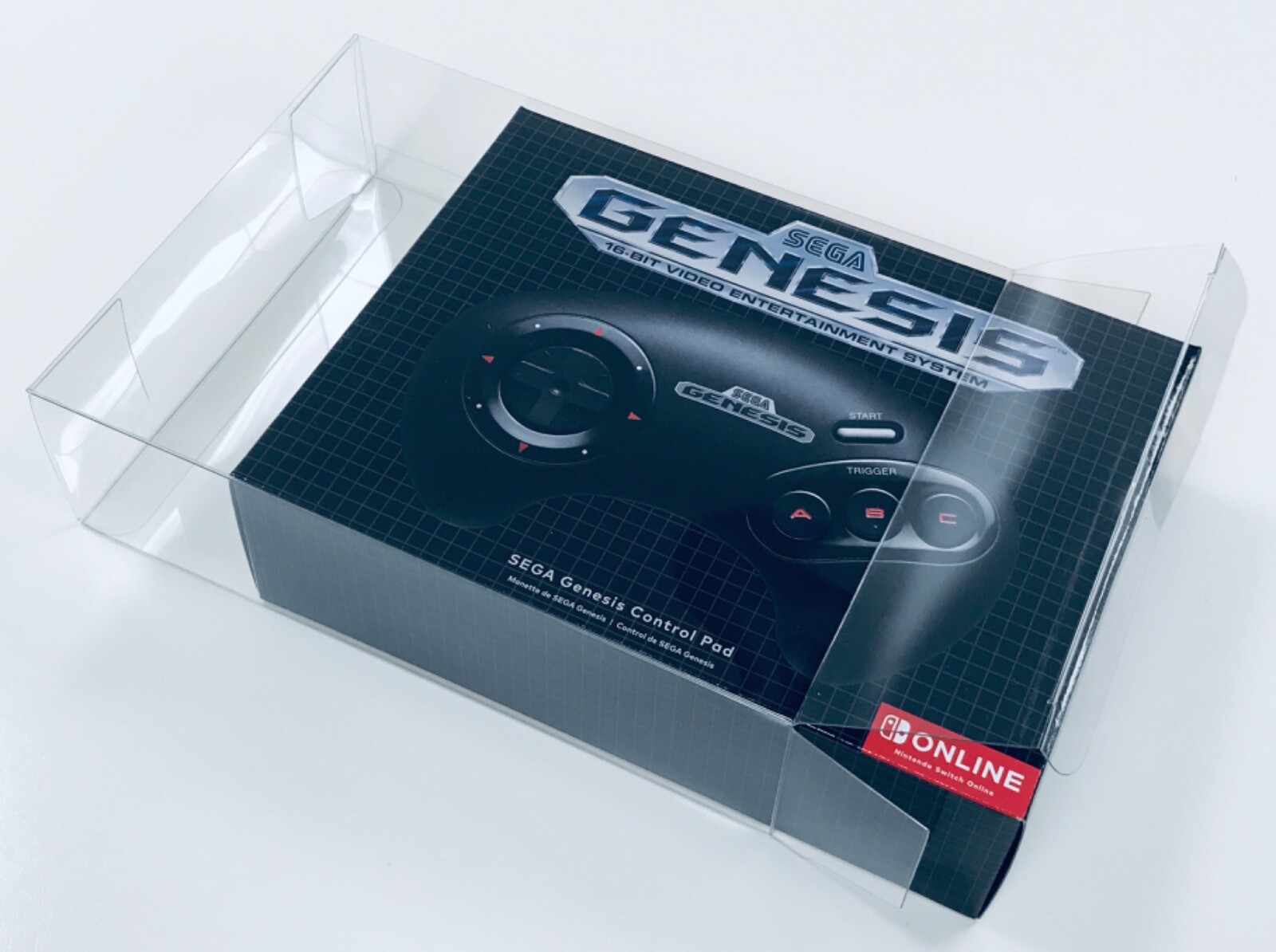 1 Box Protector SEGA GENESIS ONLINE Nintendo Switch Controller boxes Clear Case