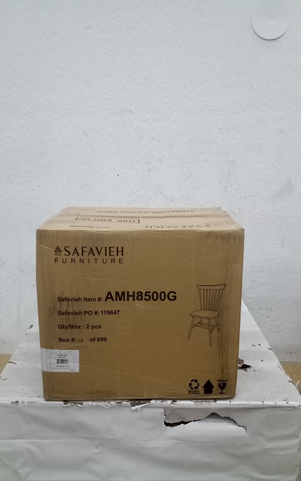 Safavieh PARKER SPINDEL SIDE CHAIR, Reduced Price 2172727670 AMH8500G